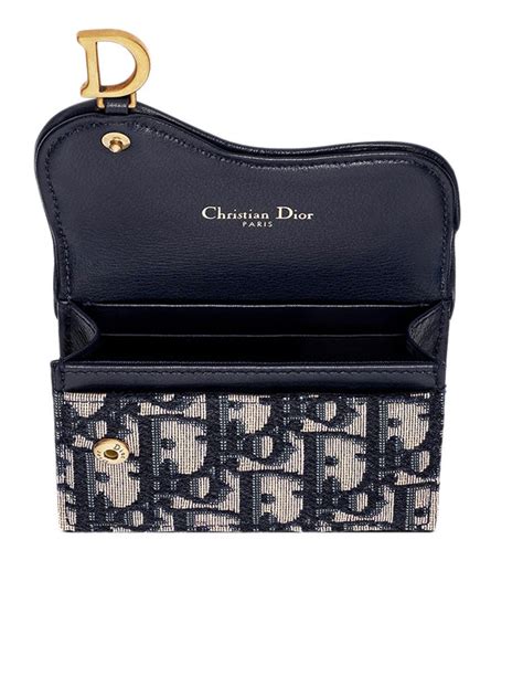 blue dior oblique jacquard ราคา|New Dior SADDLE FLAP CARD HOLDER Blue Dior Oblique .